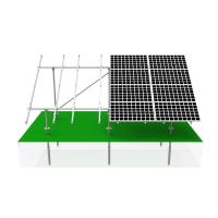 Комплект установки 8-ми солнечных батарей на землю ( 2 ряда ног )