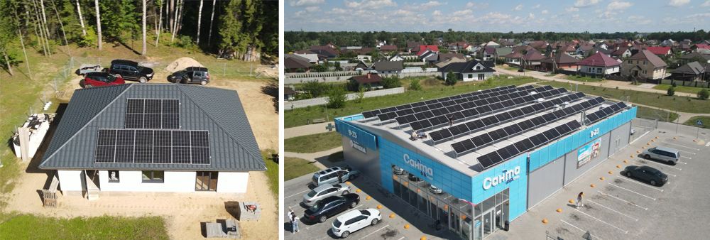 Размещение солнечных панелей