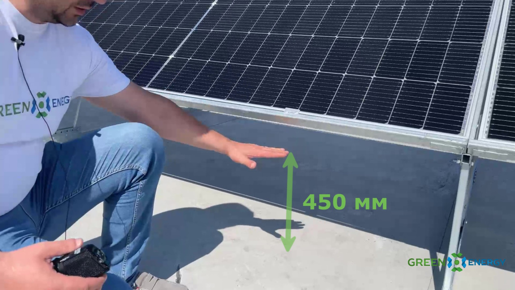 Безбалластная система крепления солнечных панелей 