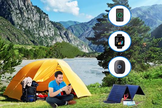 Солнечные зарядное для похода