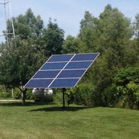 Трекер для солнечных батарей мощностью до 3.5 кВт