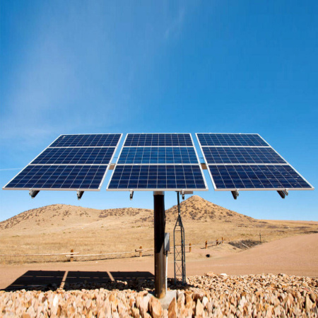 Трекер для 9 солнечных панелей  мощностью до 3 кВт