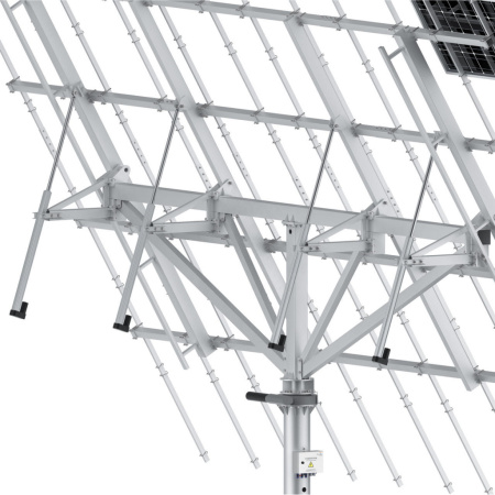 Трекер для 35 солнечных панелей мощностью до 15 кВт