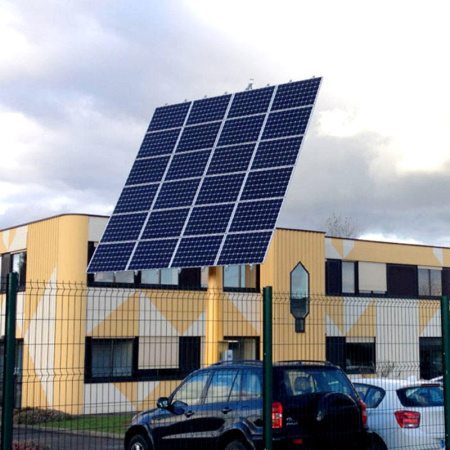 Трекер для 24 солнечных панелей мощностью до 10 кВт