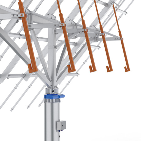 Трекер для 42 солнечных панелей мощностью до 18 кВт
