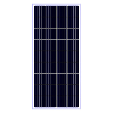 Поликристаллическая солнечная батарея SilaSolar 170 Вт (5BB)