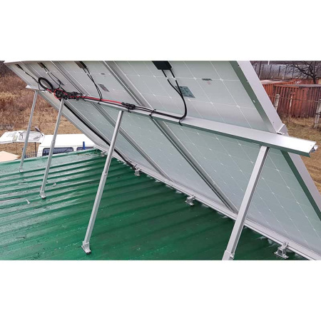 Комплект крепления 10-ти солнечных батарей с регулируемым углом наклона 30-60 градусов