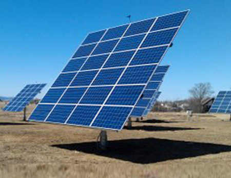 Трекер для 24 солнечных панелей мощностью до 10 кВт