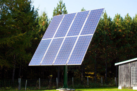 Трекер для солнечных панелей мощностью до 3 кВт