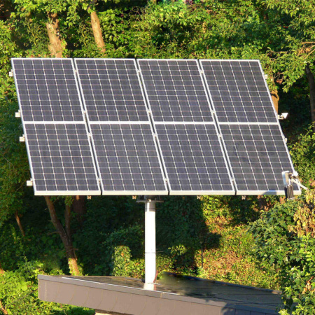 Трекер для 8 солнечных панелей мощностью до 3 кВт