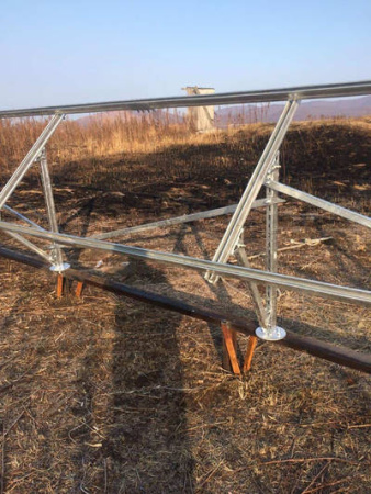 Комплект установки 8-ми солнечных батарей на землю ( 2 ряда ног )