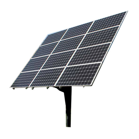 Трекер для 12 солнечных панелей  мощностью до 4.5 кВт