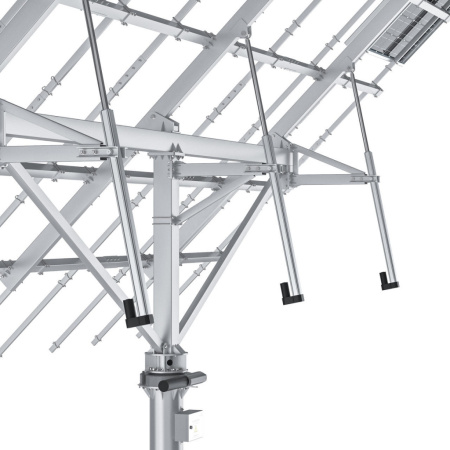 Трекер для 36 солнечных панелей мощностью до 13 кВт