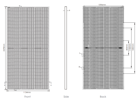 Солнечная батарея Jinko Solar Tiger Pro 72HC-BDVP 555Вт Bifacial module