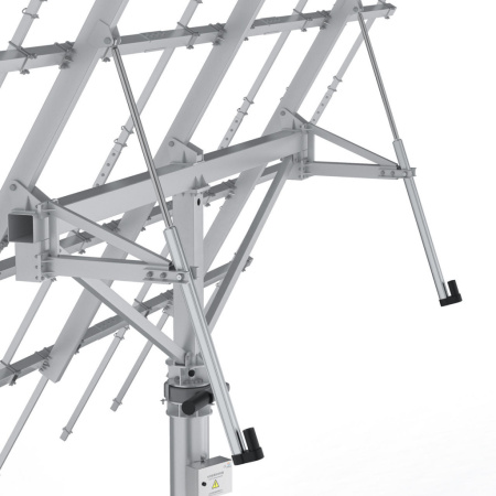 Трекер для 24 солнечных панелей мощностью до 10 кВт