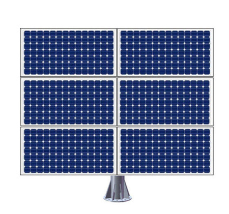 Трекер для 6 солнечных панелей  мощностью до 2.5 кВт