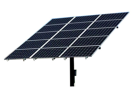 Трекер для 15 солнечных панелей мощностью до 5.5 кВт