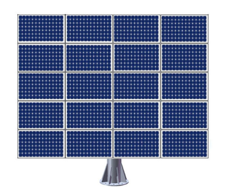 Трекер для 20 солнечных панелей мощностью до 7,5 кВт