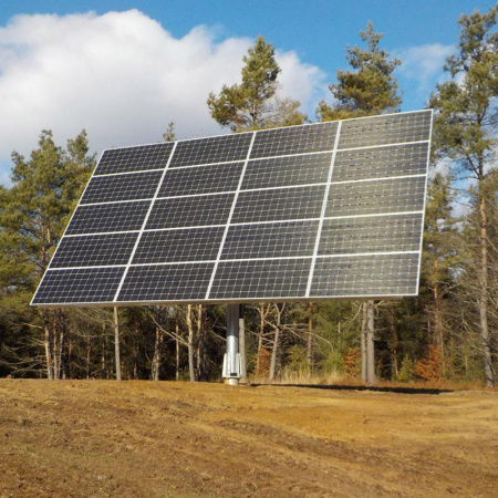 Трекер для 20 солнечных панелей мощностью до 7,5 кВт