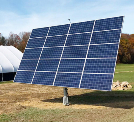 Трекер для 20 солнечных панелей мощностью до 7,5 кВт